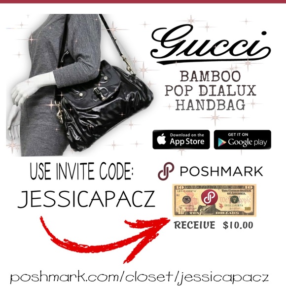 GUCCI POP DIALUX BAMBOO HANDBAG - Picture 9 of 15